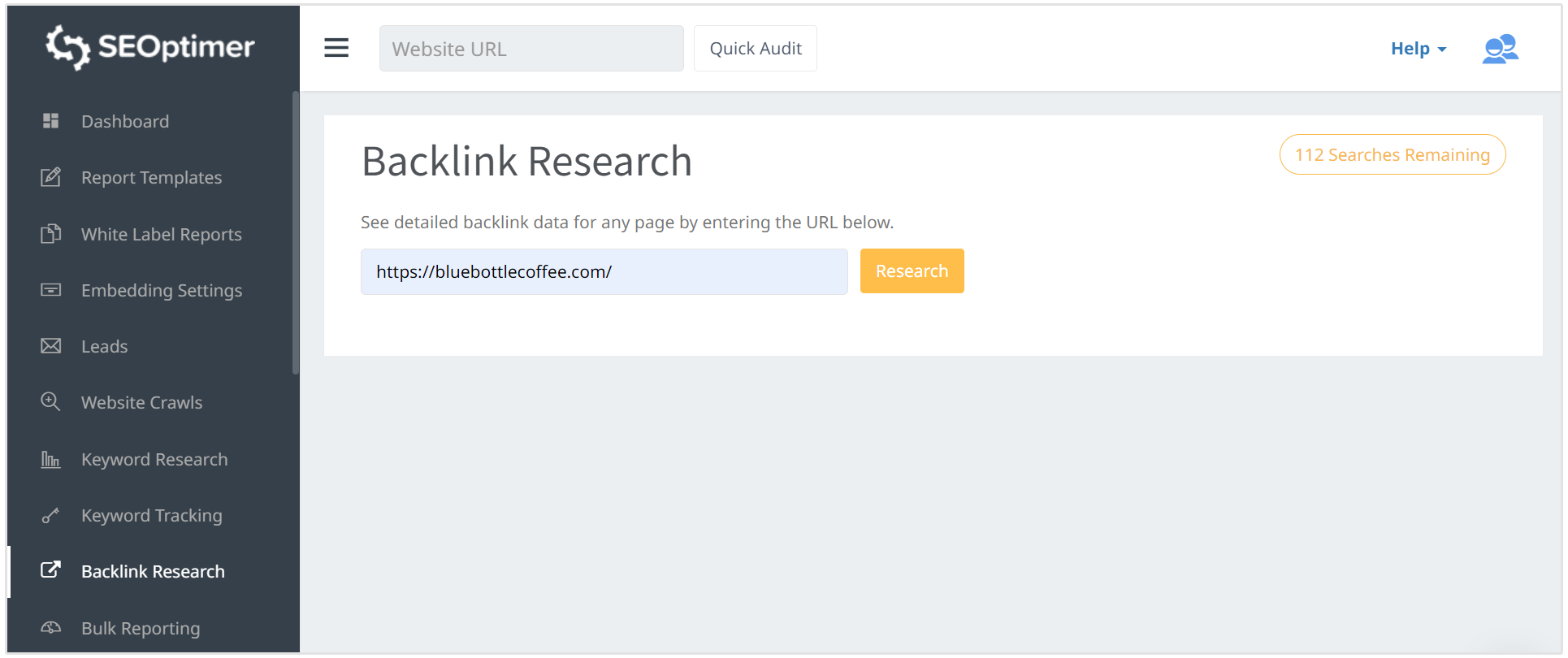 investigación de backlinks